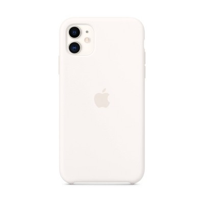 Apple - iPhone 11 Silicone Case - White