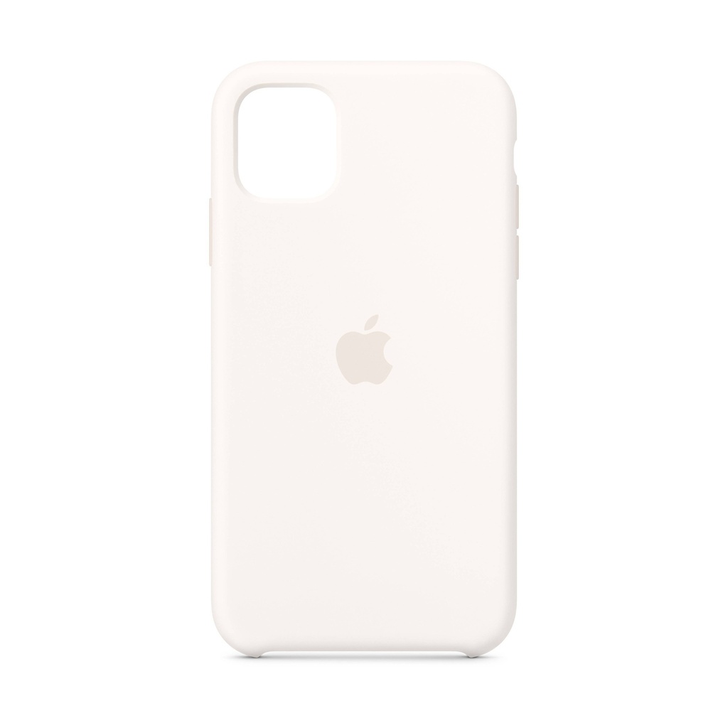 Apple - iPhone 11 Silicone Case - White