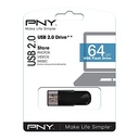 PNY AttachÃ© 4 64GB USB 2.0 Type-a Flash Drive Black