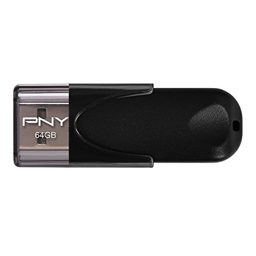 PNY AttachÃ© 4 64GB USB 2.0 Type-a Flash Drive Black