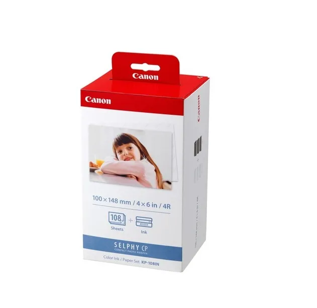 [ENC_CA_KP108IN] KIT D'IMPRESSION pour CANON Selphy - KP-108IN (108 photos)