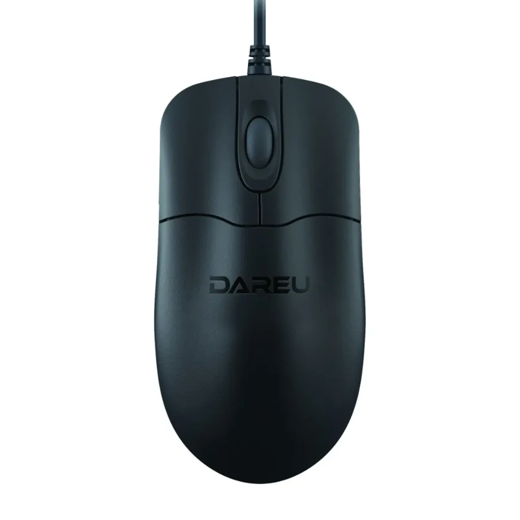 DAREU Souris Filaire Compacte (LM101) (Noir)