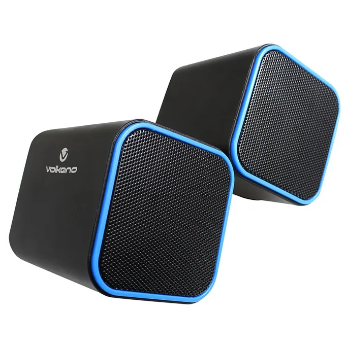 VOLKANO Stereo Speakers Bleu