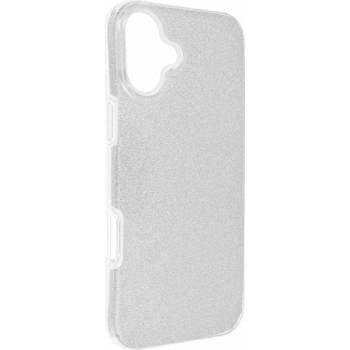 Coque iPhone 16 Pailletée Gris