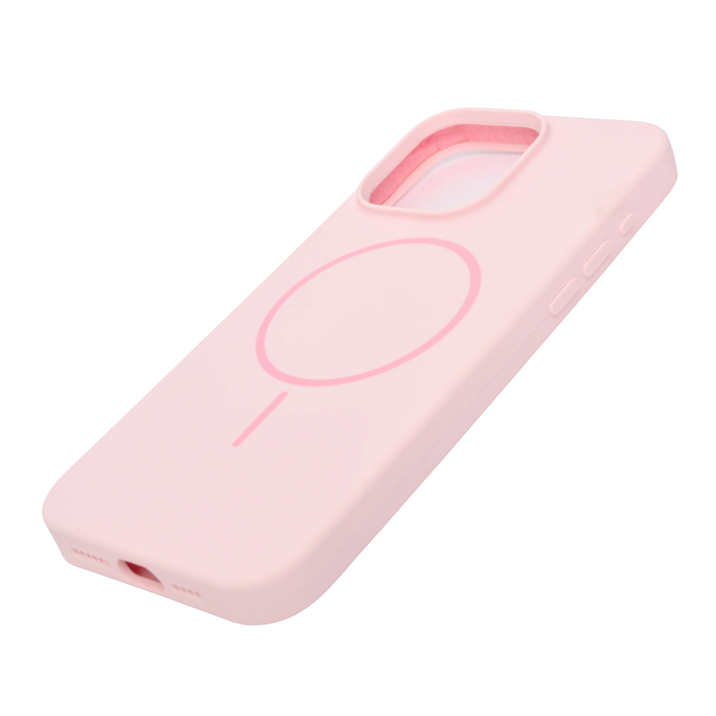Coque iPhone 15 MagSafe Rose