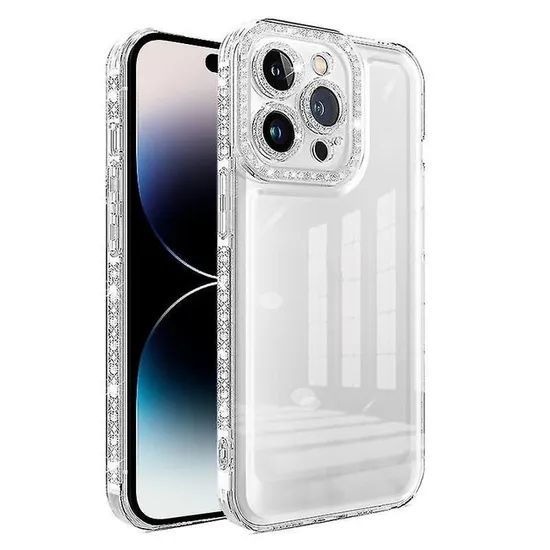 Coque iPhone 14 Plus Strass Transparent