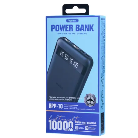 Power Bank 10000 mAh Remax ( Noir)