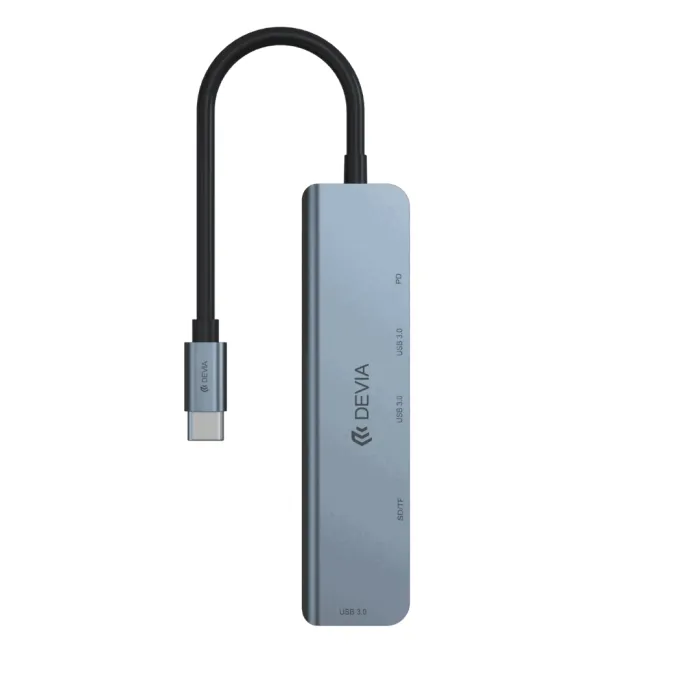 Leopard Type-C To USB3.0*3+PD +Cardreader 5 In 1 HUB (Updated)