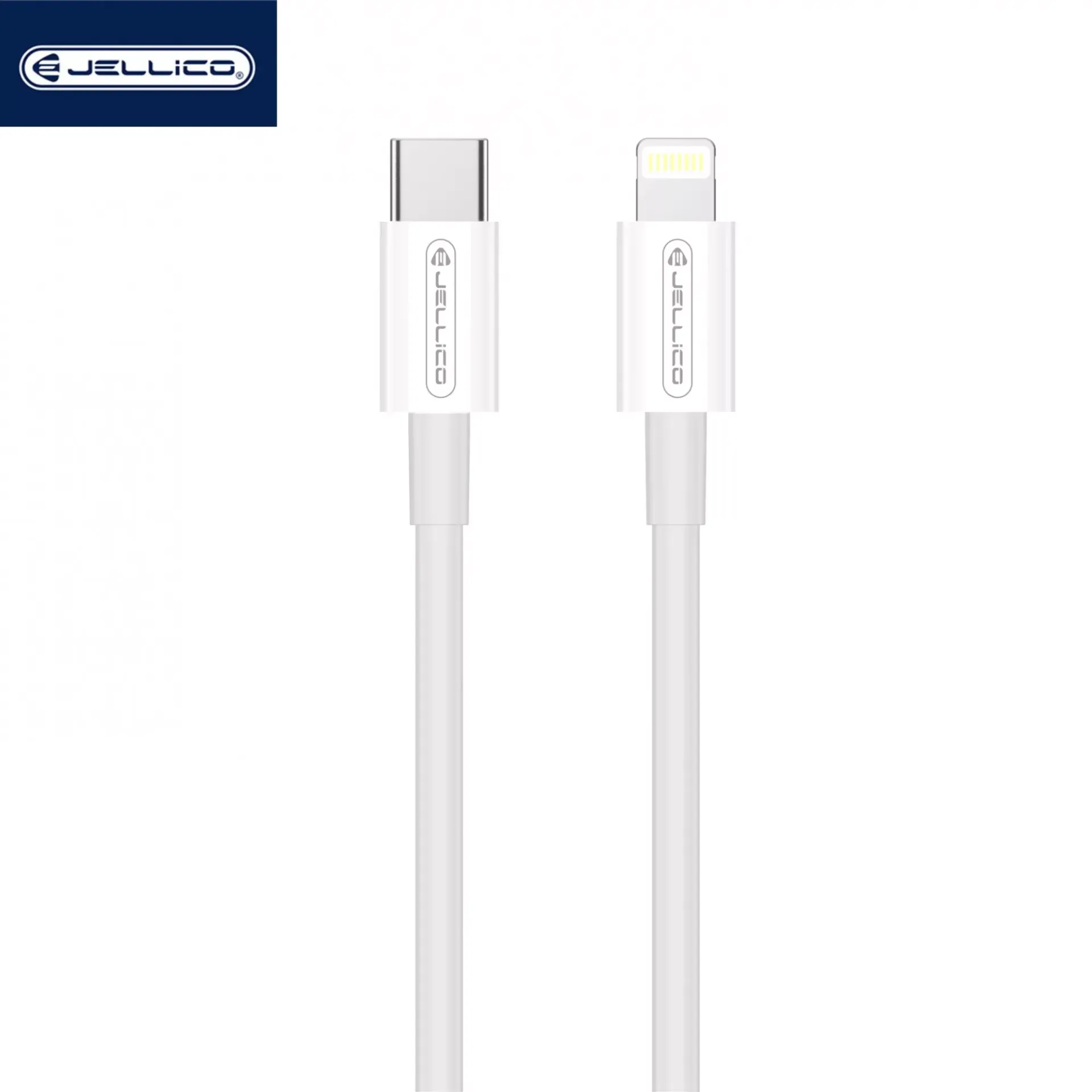 Cable Usb-C/Type C vers Lightning (3.1 A) 1 mètre JELLICO blanc