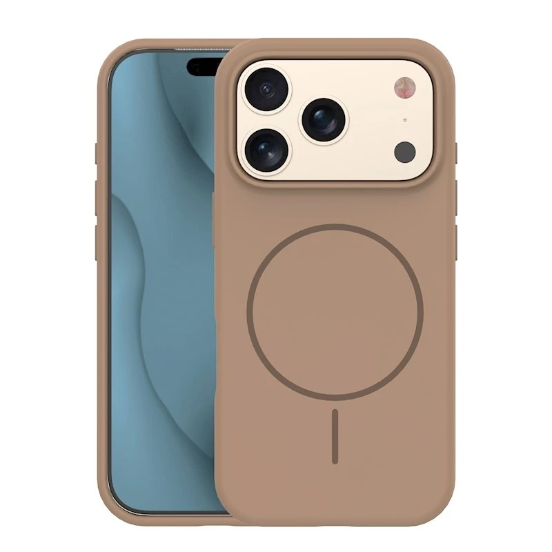 Coque THIN TOUCH MagSafe iPhone 17 Pro marron
