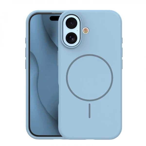 Coque THIN TOUCH MagSafe iPhone 17 bleu ciel