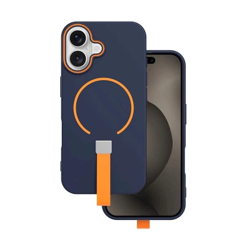 Coque LOOP STRAP MagSafe iPhone 17 Pro bleu marine
