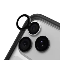 Protection de lentille camera pour iPhone 17 Pro/ 17 Pro Max avec cadre noir