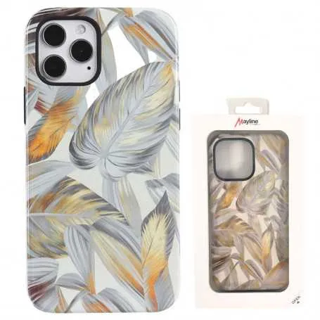 Coque de Protection en Double Marbrée pour iPhone 17- Jaune (Mayline)