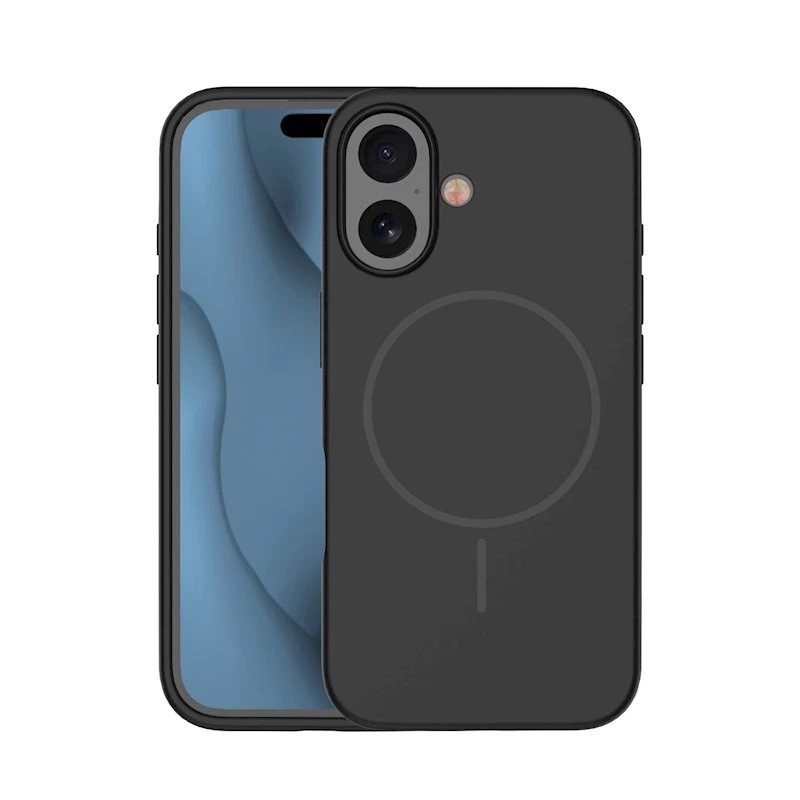 Coque THIN TOUCH MAG iPhone 16 noir