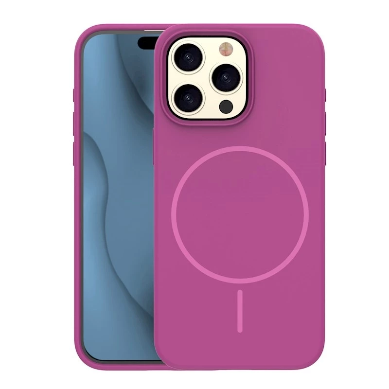 Coque THIN TOUCH MAG iPhone 16 Pro bordeaux