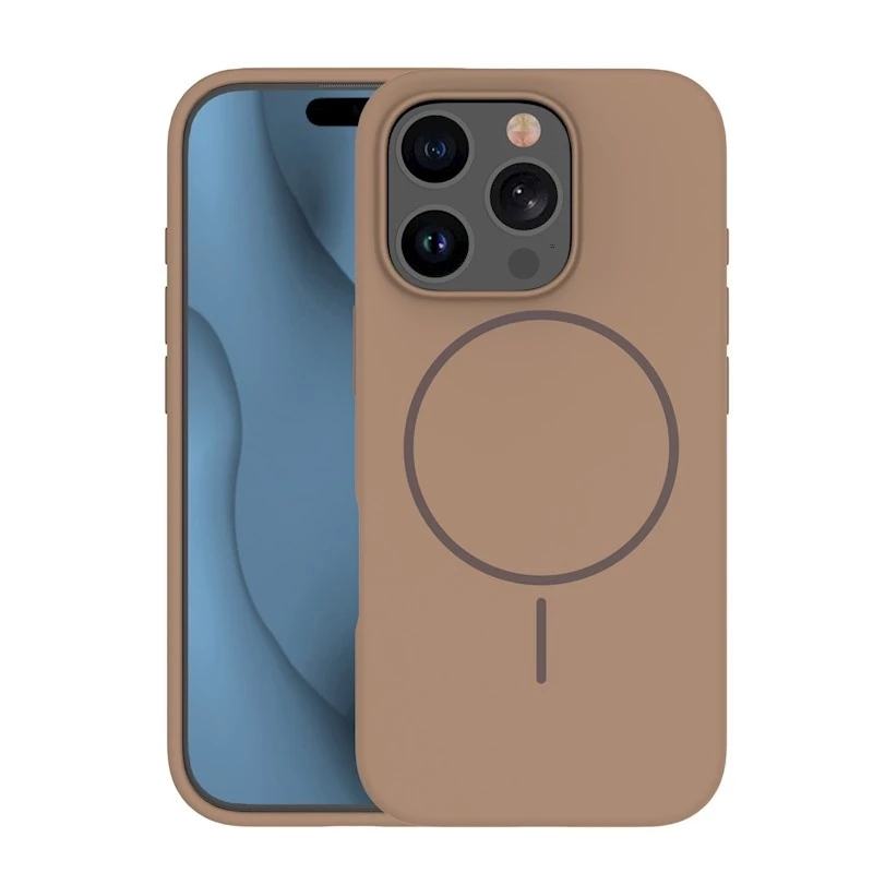 Coque THIN TOUCH MAG iPhone 12 - iPhone 12 Pro marron (iPhone 12)