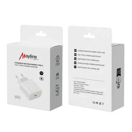 Adaptateur Secteur USB-C 20W (Mayline) 