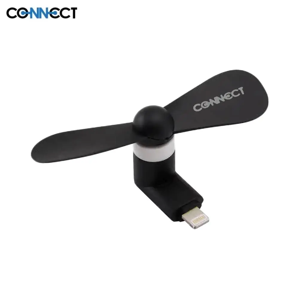 Ventilateur pour Smartphone Lightning Noir (Connect)