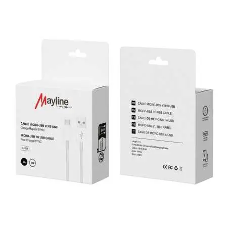 Câble USB / Micro 20W - 1M (Mayline) 