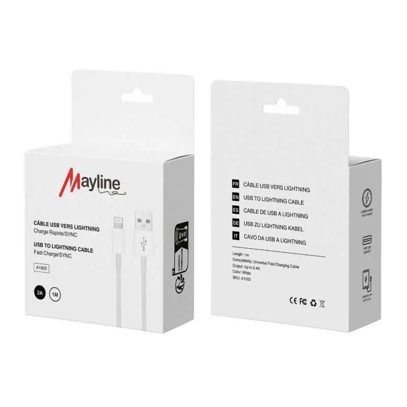 Câble USB vers Lightning 20W -1M