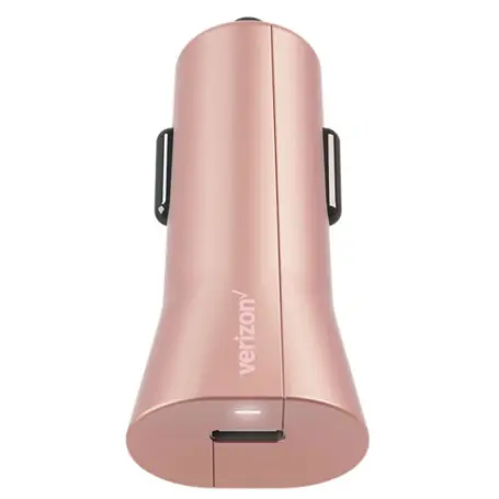 Chargeur Allume-Cigare USB-C 27W Rose Doré (Verizon)