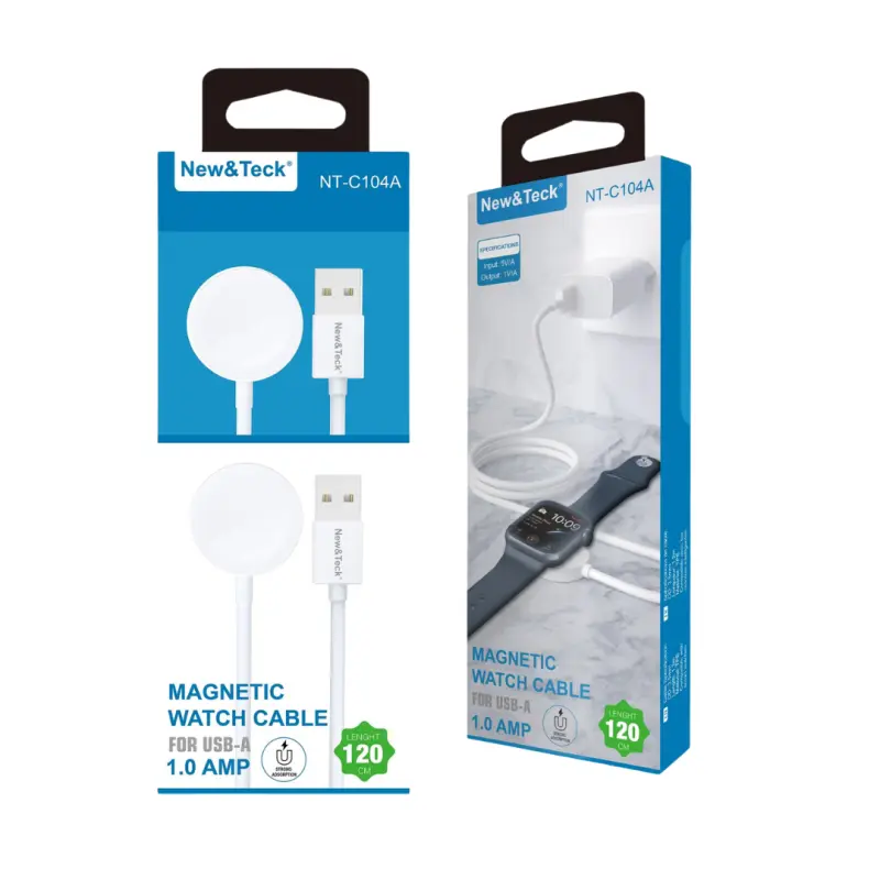 Câble USB-A / Charge Magnétique pour Apple Watch 1.2M (New&Teck) 