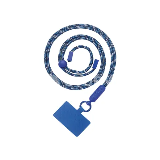 Cordon 120cm FLORA (Bleu/Blanc)