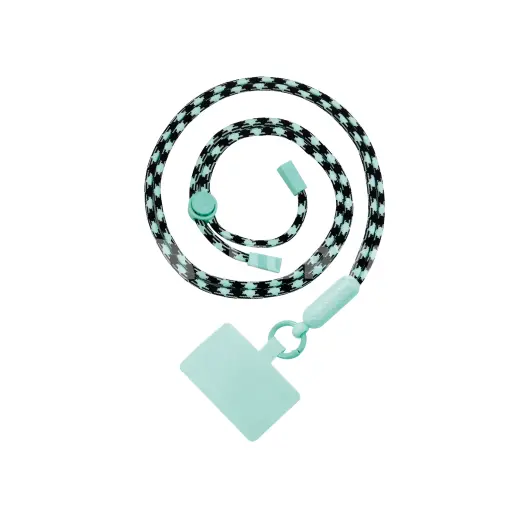 Cordon 120cm FLORA (Vert clair/Noir)