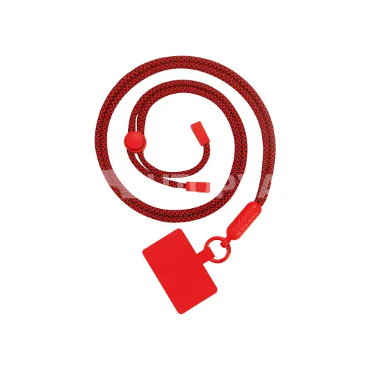 Cordon 120cm FLORA (Rouge/Noir)