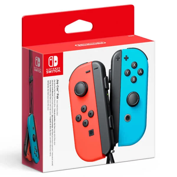 Paire de Manettes Joy-Con Switch Nintendo Rouge Bleu 